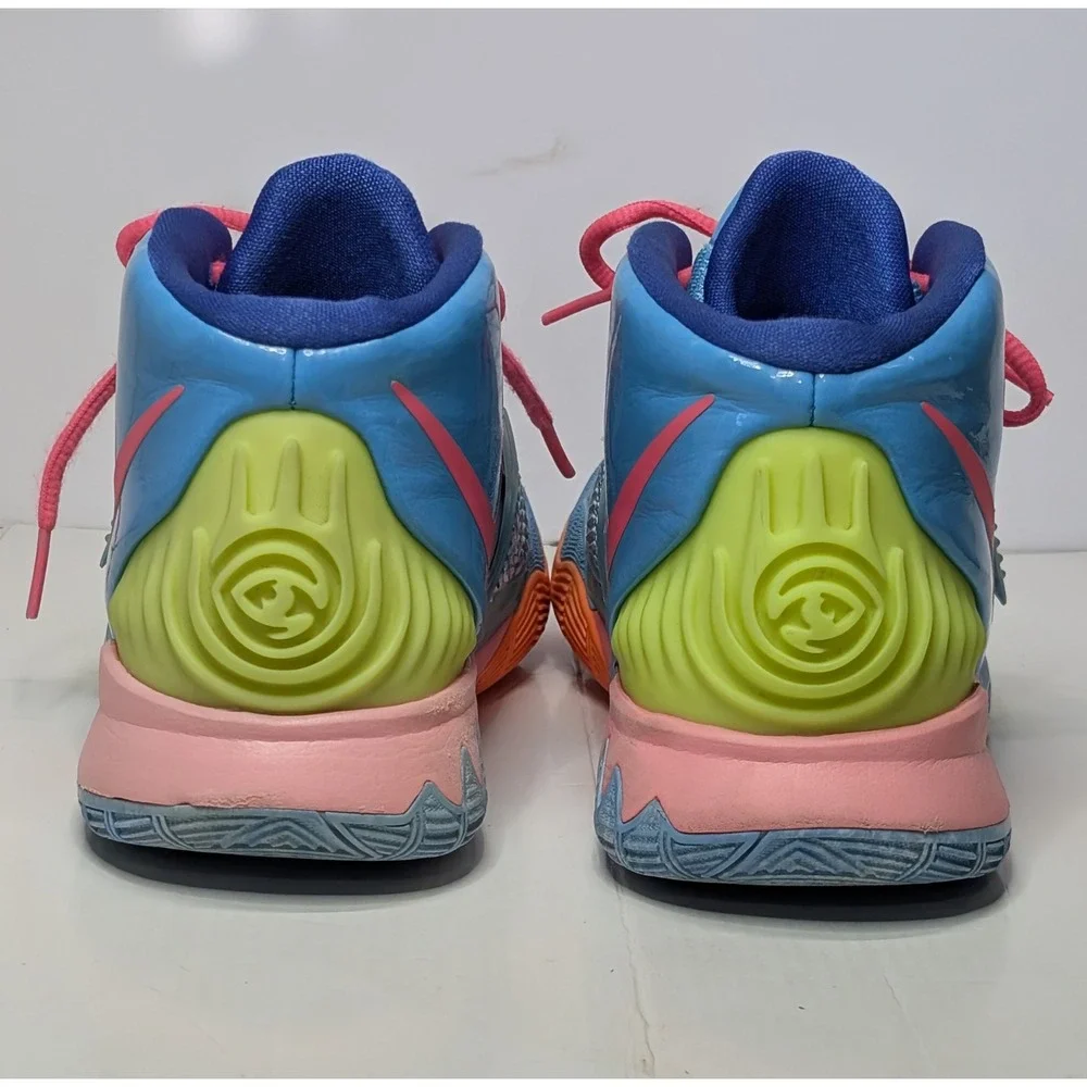 Nike Kyrie 6 Pre-Heat Unite Second To None Blue Pink CZ4686-409 Size 4.5Y Kids